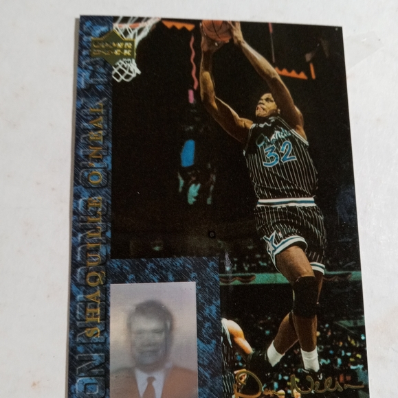 1994 UPPER DECK USA BASKETBALL CHALK TALK: SHAQUILLE O'NEAL #CT9 SHAQ HOLOGRAM - Picture 6 of 12